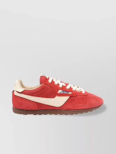 Autry Windspin Low Woman Suede Leather Sneakers