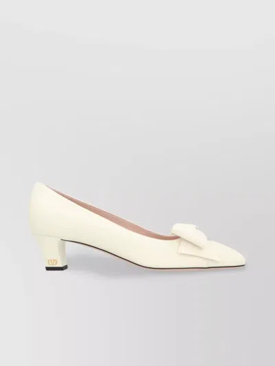 Valentino Garavani Bowow Pumps In Yellow