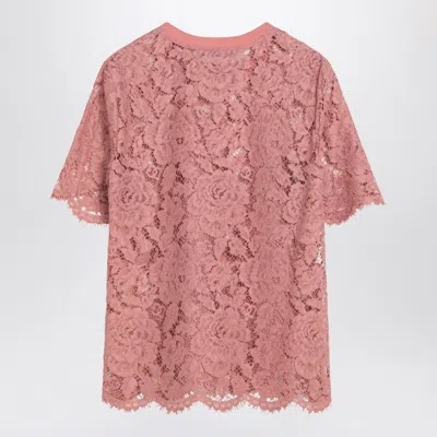 Dolce & Gabbana Cordonetto Lace T Shirt