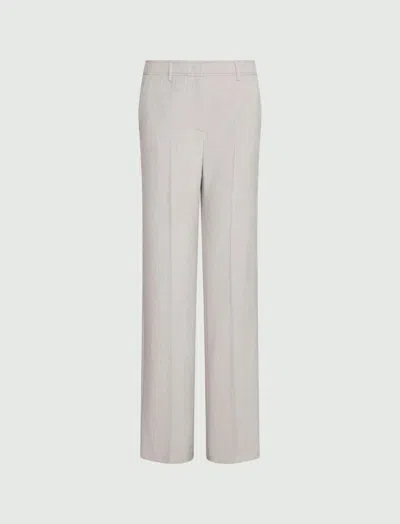 Marella Recycled Envers Satin Trousers In White