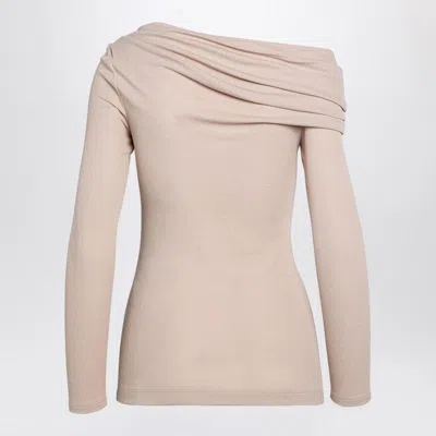 Givenchy Shoulder-baring Sweater With Draped Asymmetric Detail