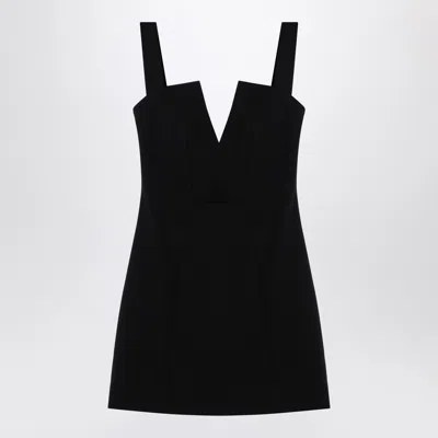 Givenchy Paneled Cady Mini Dress In Black
