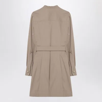 Givenchy Taupe Safari Dress In Poplin In Beige