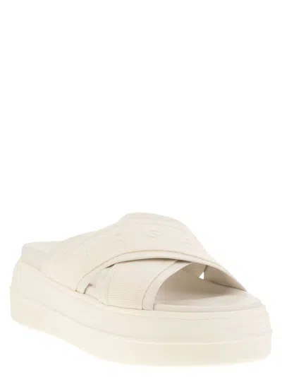 Hogan Cross Strap Platform Sandals