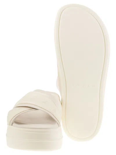 Hogan Cross Strap Platform Sandals