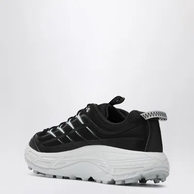 Hoka Black/cosmic Grey Mafate Three2 Sneakers In Black