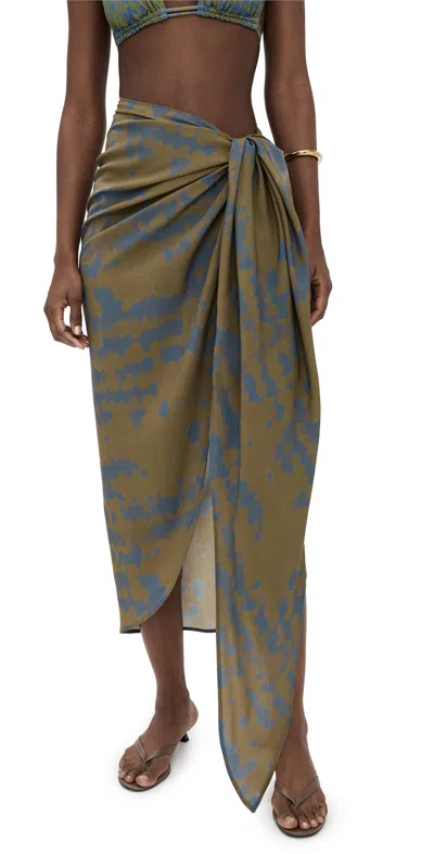 Oas Cyan Sarong Highland In Brown