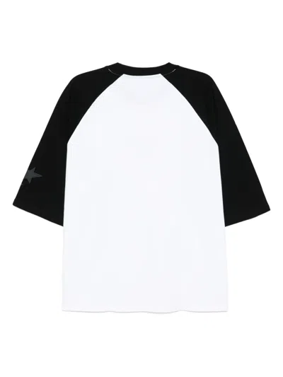 Five Cm Embroidered T-shirt In Black