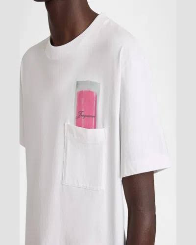 Jacquemus Esquimau Print T-shirt In White