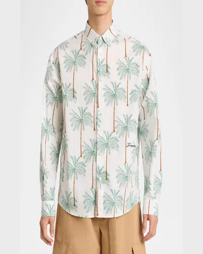 Jacquemus La Chemise Simon Shirt And Blouse White In Multi