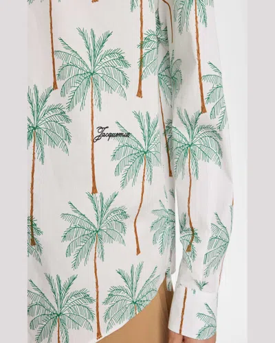 Jacquemus La Chemise Simon Shirt And Blouse White In Multi