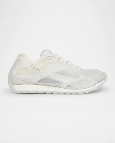Bottega Veneta Orbit Transparent Rubber Sneakers In White