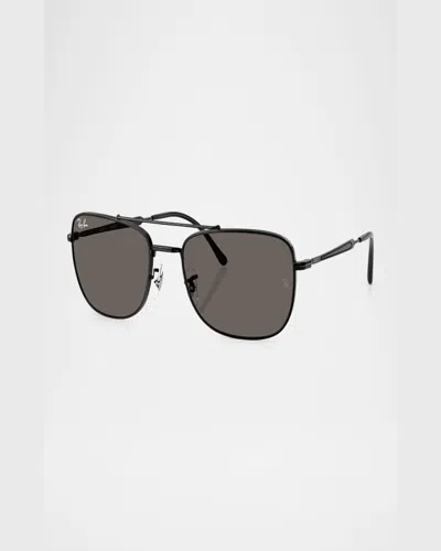 Ray Ban Ray-ban 62mm Rectangular Sunglasses In Black