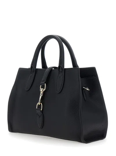 Gucci Jackie Leather Medium Tote Bag In Black