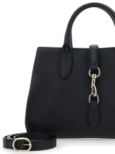 Gucci Jackie Leather Medium Tote Bag In Black