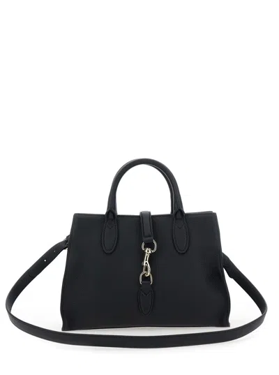 Gucci Jackie Leather Medium Tote Bag In Black