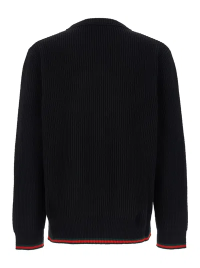 Gucci Web Knit In Black
