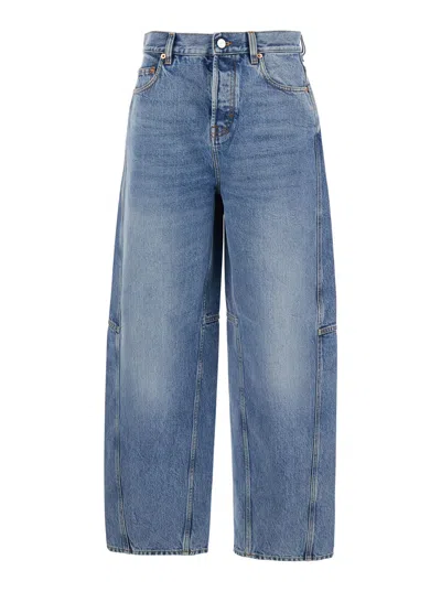 Gucci Balloon Jeans In Blue