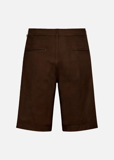 Malo Bermuda In Misto Cotone In Brown