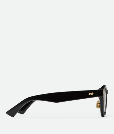 Bottega Veneta Round Frame Mirror In Black