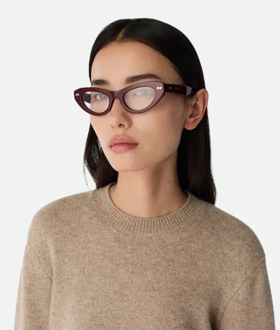 Bottega Veneta Lunettes Œil De Chat Dizzy In Brown