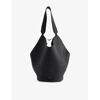 Khaite Small Lotus Tote Bag In Black