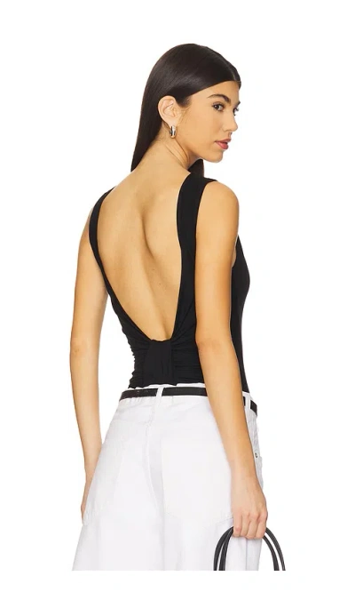 Agolde Ara Bodysuit In Black