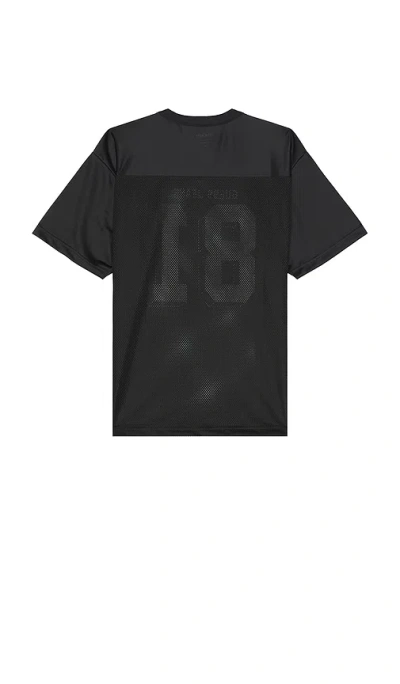 Guess Jeans Mesh Tee In Black