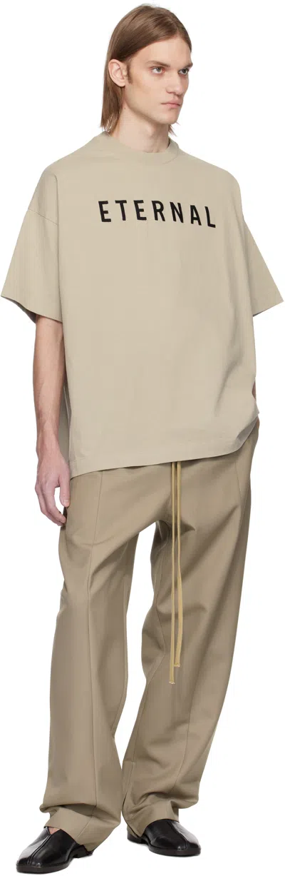 Fear Of God Long-sleeved Thunderbird T-shirt In Neutral