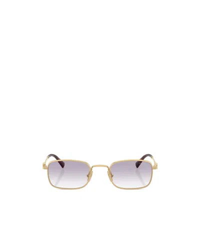Miu Miu Miu Regard Rectangular Sunglasses In White