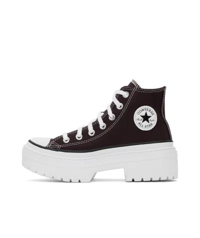 Converse Black Chuck Taylor All Star Lugged Platform Sneakers In White