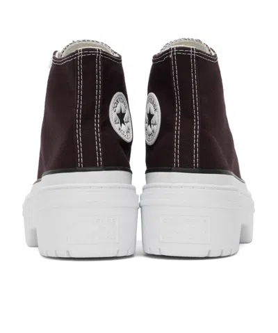 Converse Black Chuck Taylor All Star Lugged Platform Sneakers In White