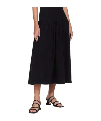 Aeyde Black Eanna Nappa Leather Heeled Sandals In Black