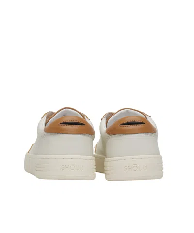 Ghoud Round Toe Low-top Casual Shoes In White