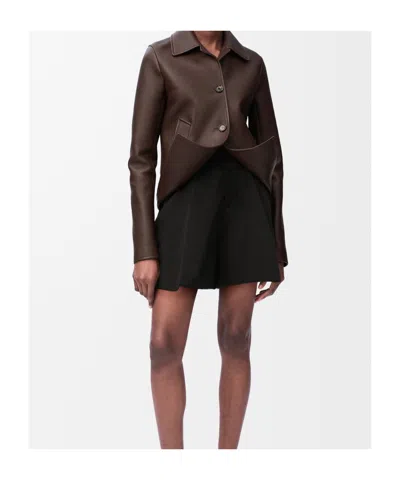 Loewe Belt Loop Shorts In Black