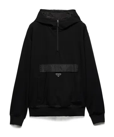 PRADA ブラックパーカー XS s-l400.jpg