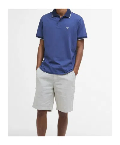Barbour Cornsay Short-sleeved Polo Shirt In Oceana