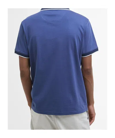 Barbour Cornsay Short-sleeved Polo Shirt In Oceana