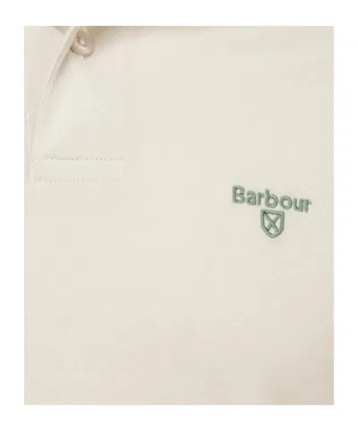 Barbour Cotton Austwick Polo Shirt In Beige
