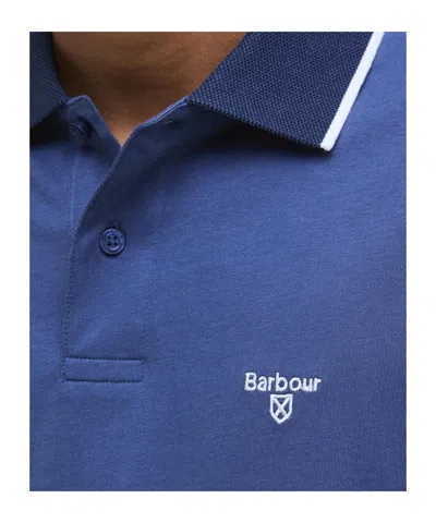 Barbour Cornsay Short-sleeved Polo Shirt In Oceana