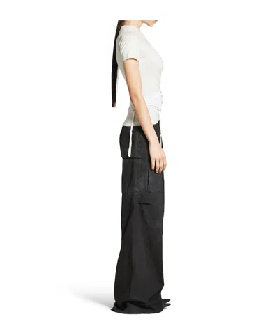 Balenciaga Chalk Stretch Cotton T-shirt In Off White
