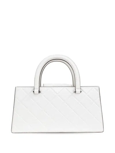 Tory Burch Fleming East-west Shopper Bag In 白色