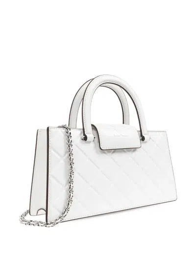 Tory Burch Fleming East-west Shopper Bag In 白色