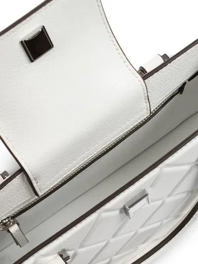 Tory Burch Fleming East-west Shopper Bag In 白色