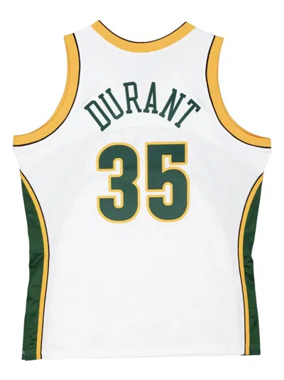 Mitchell & Ness "nba Seattle Supersonics 07 Kevin Durant" Authentic Jersey Vest Top In 白色