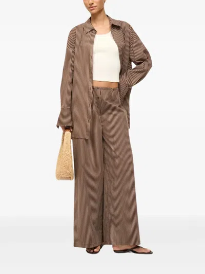 Staud Bonfire Trousers In 褐色
