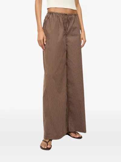 Staud Bonfire Trousers In 褐色