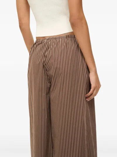 Staud Bonfire Trousers In 褐色