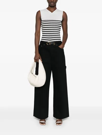 Khaite Abigail Jeans In Black