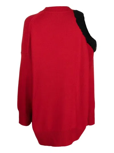 镂空细节初剪羊毛羊绒毛衣